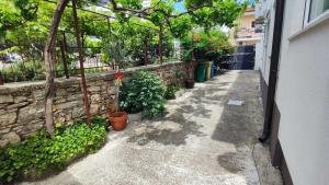 Κήπος έξω από το Apartmani DaNiMa