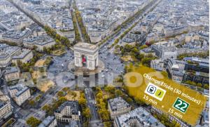 Γενική άποψη της πόλης Argenteuil ή θέα της πόλης από  αυτό το διαμέρισμα