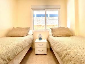 Posteľ alebo postele v izbe v ubytovaní Apartment in Aguadulce near La Envia Golf