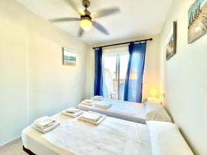 Posteľ alebo postele v izbe v ubytovaní Apartment in Aguadulce near La Envia Golf