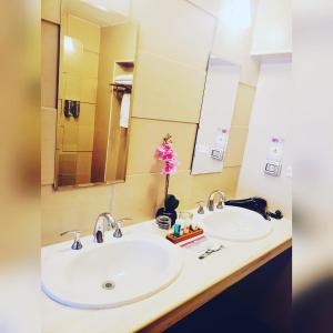 Koupelna v ubytování Hotel Andesmar