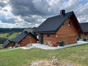 Domácí mazlíčci ubytovaní s hosty v ubytování Chyże na Zbyrze