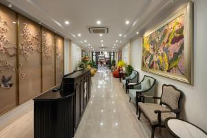 Vstupní hala nebo recepce v ubytování SQ Hang Gai hotel & Spa + 37 fotografií