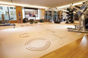 O centro de fitness e/ou as comodidades de fitness de The Landmark Mandarin Oriental Hong Kong