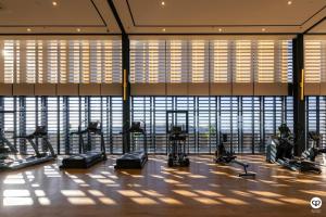 Fitnesscentret og/eller fitnessfaciliteterne på Mossaz By Synergy Property Management