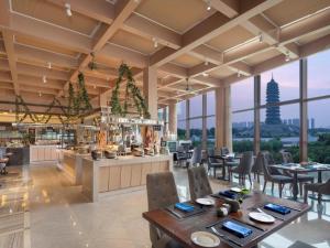 Restaurace v ubytování Hangzhou Blossom Water Museum Hotel