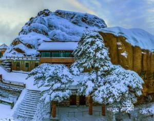 Το Huangshan Yupinglou Hotel τον χειμώνα