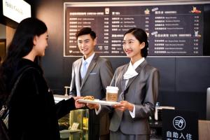 Hosté ubytování Hanting Premium Hotel Shanghai Xizang Nan Road