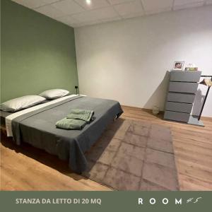 Postel nebo postele na pokoji v ubytování Room45 appartamento in centro a Gradisca