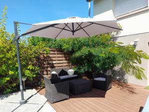 Zahrada ubytování appartement très chaleureux cocooning et calme