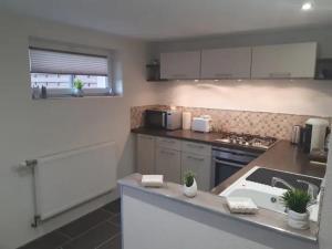 Kuchyň nebo kuchyňský kout v ubytování appartement très chaleureux cocooning et calme