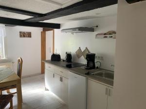 ครัวหรือมุมครัวของ Ferienwohnung Marcel I