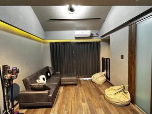 Posezení v ubytování 莹屋 Ying House 日本整棟公寓