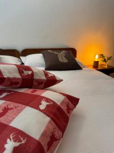 Postel nebo postele na pokoji v ubytování Hotel Miramonti