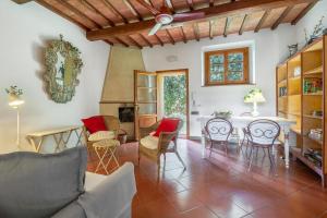 Χώρος καθιστικού στο La Tesa Country House With Pool S. Gimignano