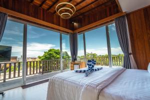 Ban công/sân hiên tại Dijobi Villa Bali