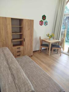 Postel nebo postele na pokoji v ubytování Glamping Apiturizem Kr'Bee