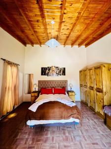 Ένα ή περισσότερα κρεβάτια σε δωμάτιο στο Ruta 89 Tupungato