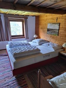 Postel nebo postele na pokoji v ubytování Bauernhaus Viehhauser