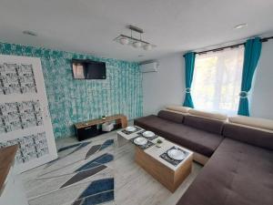 TV a/nebo společenská místnost v ubytování Къща за гости Съкровище