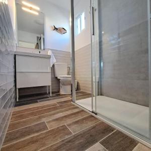 Koupelna v ubytování La Pérgola Calma