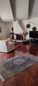 TV a/nebo společenská místnost v ubytování B&B Villa Victoria