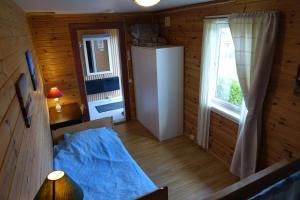 Postel nebo postele na pokoji v ubytování Guesthouse Hamran