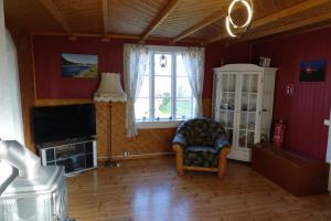 TV a/nebo společenská místnost v ubytování Guesthouse Hamran