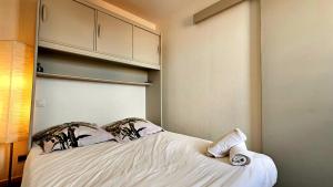 Postel nebo postele na pokoji v ubytování Première ligne mer ! T2 4 personnes