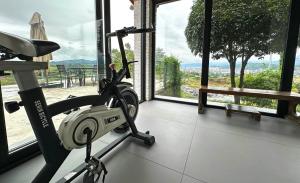 Fitness centrum a/nebo fitness zařízení v ubytování 张家界东篱山居民宿- Free pick up service