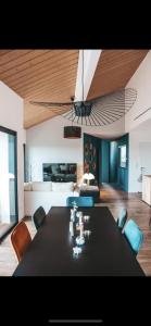 Posezení v ubytování Villa skyline