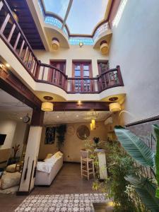 Posezení v ubytování Riad Mumtaz Marrakech