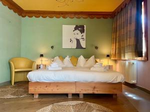 Postel nebo postele na pokoji v ubytování Nest Hotel Sestriere