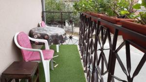 Balkón nebo terasa v ubytování Apartman Toki, Aranđelovac