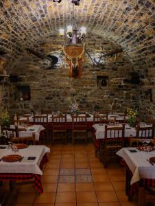 Restaurace v ubytování Las Bodegas De Claveria