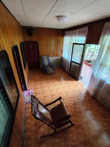 Et tv og/eller underholdning på Hospedaje refugio en el Bosque