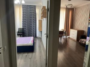 Postel nebo postele na pokoji v ubytování Melissa park