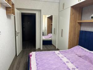 Postel nebo postele na pokoji v ubytování Melissa park