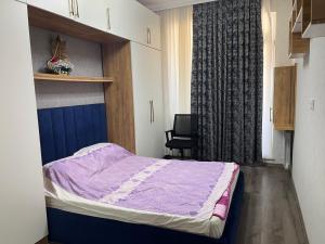 Postel nebo postele na pokoji v ubytování Melissa park