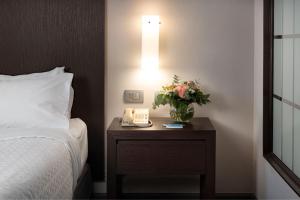 Postel nebo postele na pokoji v ubytování Four Points by Sheraton Santiago