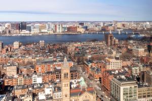 Nespecifikovaný výhled na destinaci Boston nebo výhled na město při pohledu z hotelu