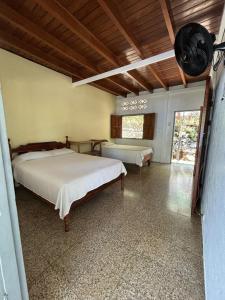Letto o letti in una camera di Casa Susen