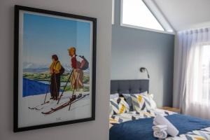 Voodi või voodid majutusasutuse Mt Hutt Magic toas