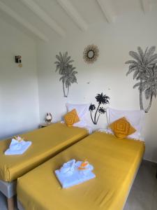 Postel nebo postele na pokoji v ubytování Villa Lanaïs