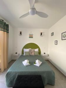 Postel nebo postele na pokoji v ubytování Villa Lanaïs