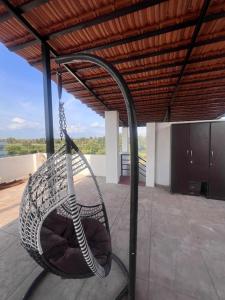 Un balcón o terraza en Coosmic inn