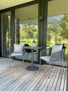 Balcone o terrazza di Bio Design Appartements DAS GRAUE SCHAF - Kärnten Card im Sommer inklusive