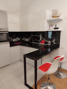 Kuchyňa alebo kuchynka v ubytovaní London Apartment, Odessa