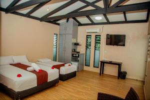 Seatiki Resort Fiji客房内的一张或多张床位