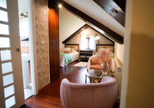 A kitchen or kitchenette at Hotel Rural Cabo Busto